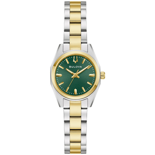 Bulova Two-Tone Stainless Steel  Dress/Classic Classic Surveyor Ladies Watch (042429607460) 98L329