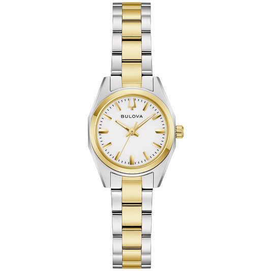 Bulova Two-Tone Stainless Steel  Dress/Classic Classic Surveyor Ladies Watch (042429607477) 98L331