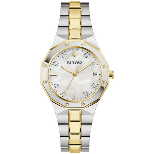 Bulova Two-Tone Stainless Steel  Dress/Classic Classic Prestige Ladies Watch (042429603394) 98P234