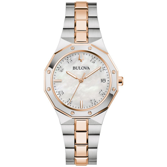 Bulova Two-Tone Stainless Steel  Dress/Classic Classic Prestige Ladies Watch (042429603400) 98P235