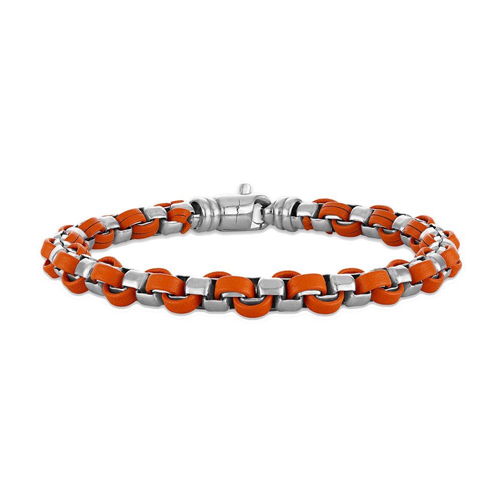 White Sterling Silver 925 Marc Anthony Mens Bracelet (042429599338) BVB1130-ORSNA