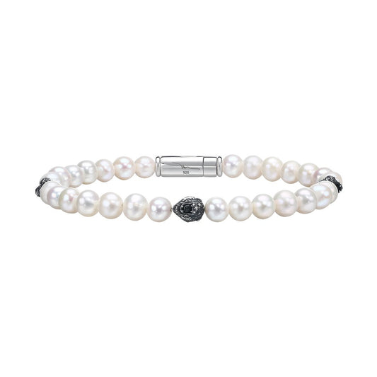White Sterling Silver 925 Marc Anthony Mens Bracelet (042429599345) BVB1161-WSWPRL