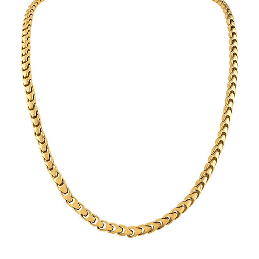 Yellow Steel Bulova Link™ Collection  Mens Necklace (042429595507) BVC1057-GSTNA