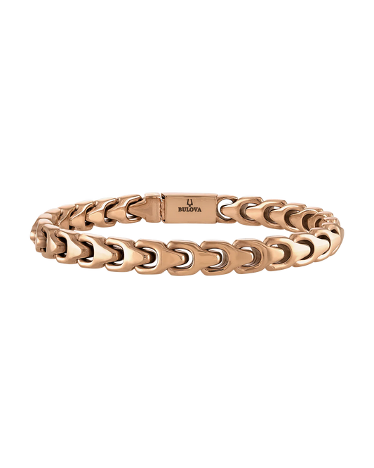 Rose Steel Bulova Link™ Collection  Mens Bracelet