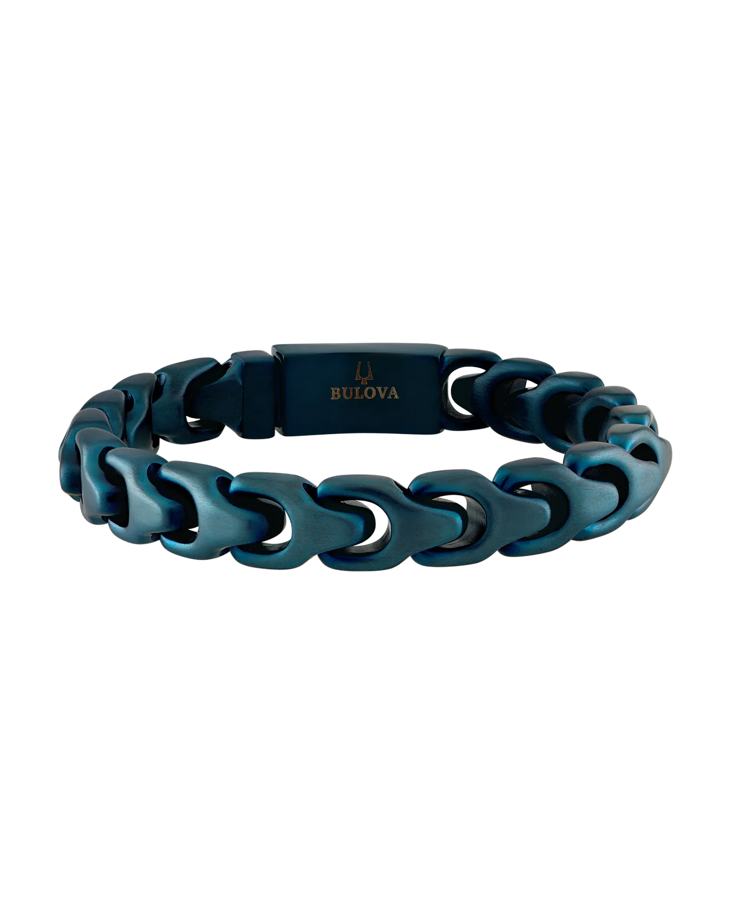 Blue Steel Bulova Link™ Collection  Mens Bracelet
