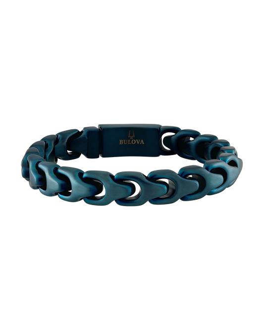 Blue Steel Bulova Link™ Collection  Mens Bracelet