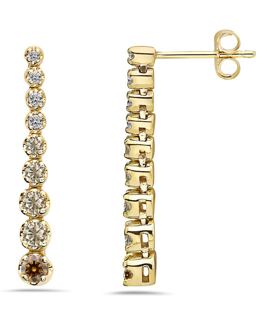 Desert Diamond Dangle Earrings