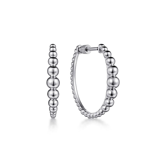 Gabriel & Co. Sterling Silver Classic Hoop Earrings (8931379675366)