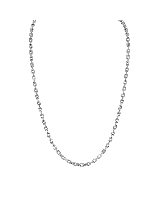 White Stainless Steel Icon Collection Mens Necklace