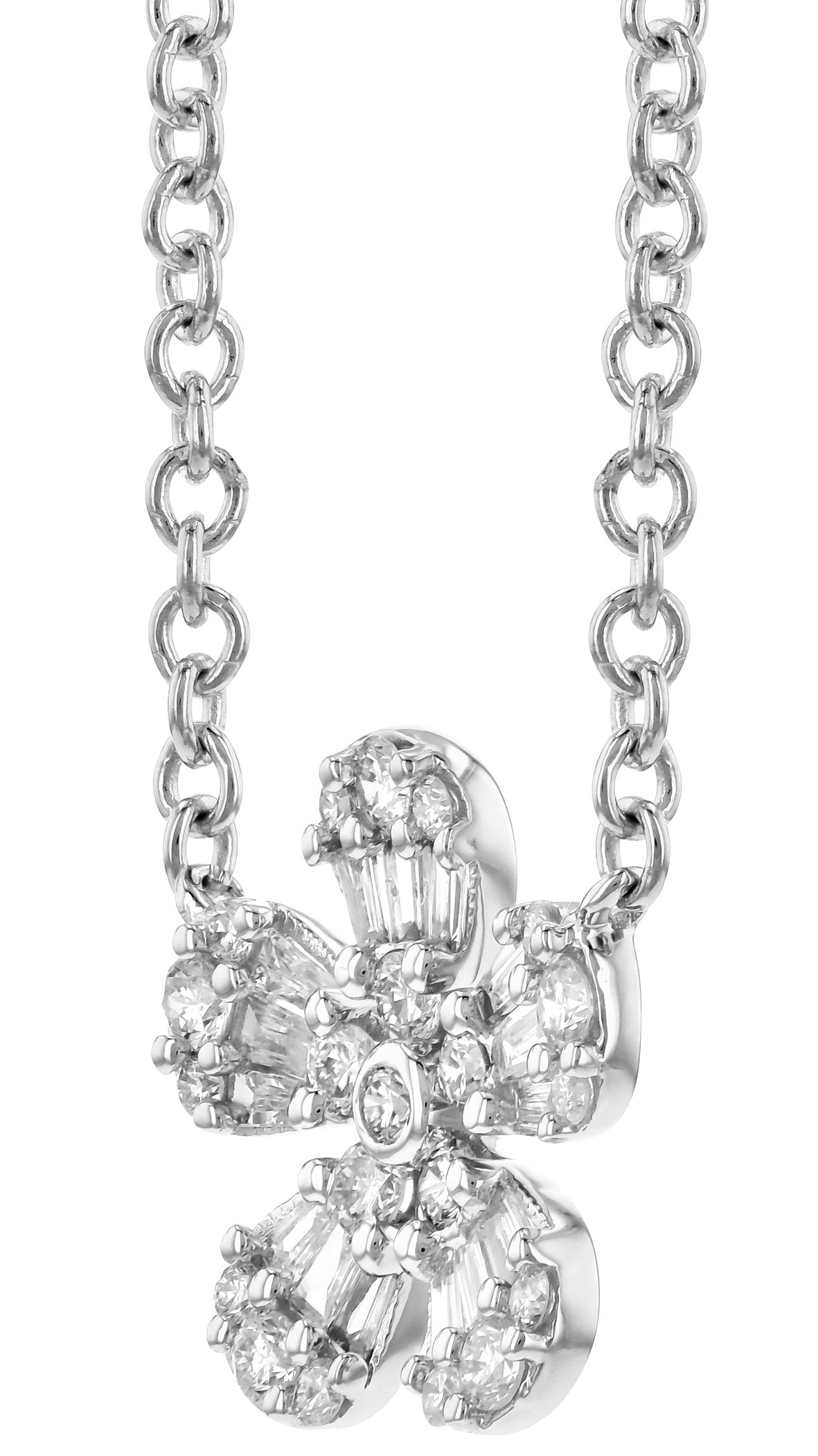 Diamond Flower Pendant (8055264739558)