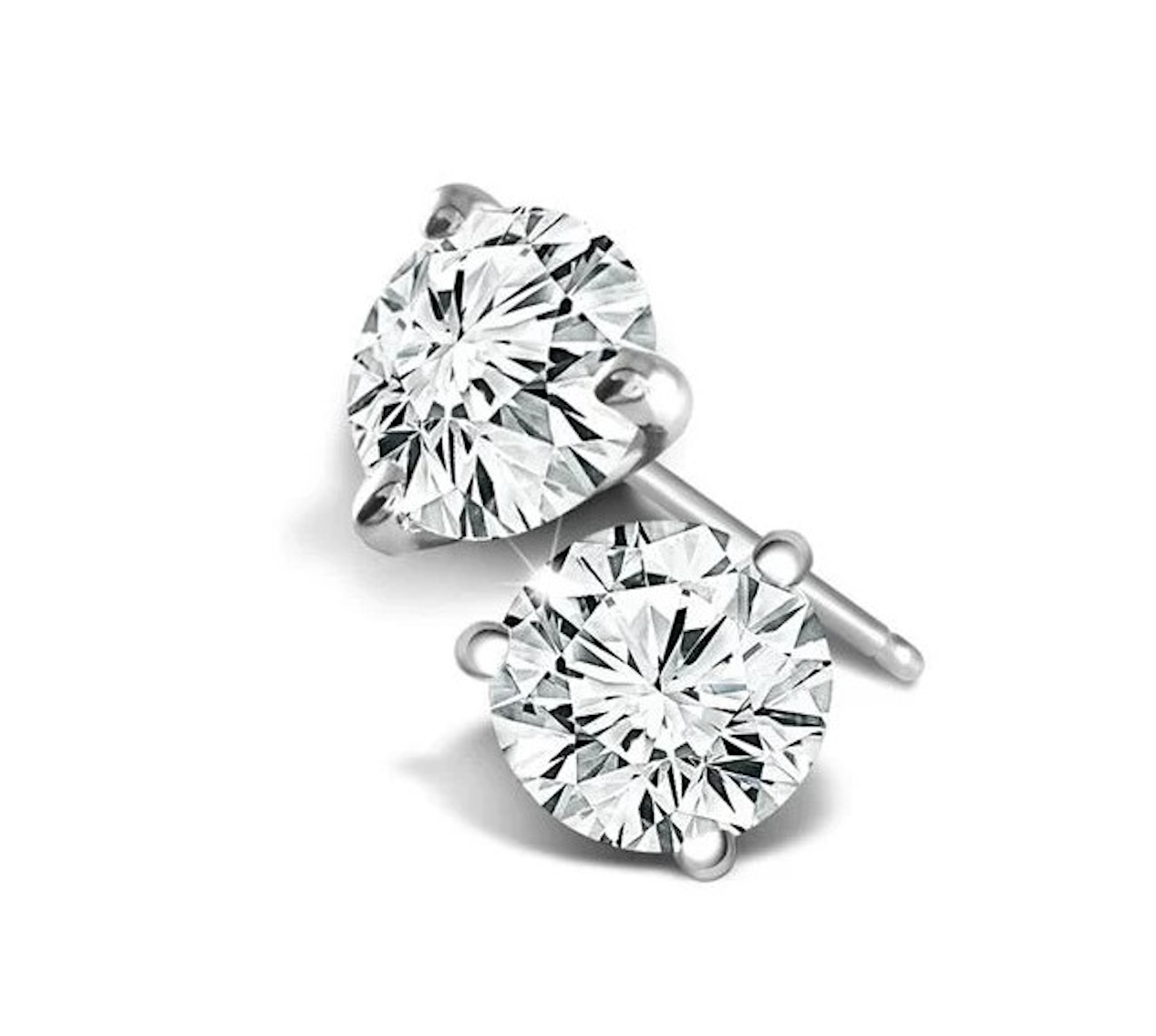 Lab Grown Diamond Stud Earrings