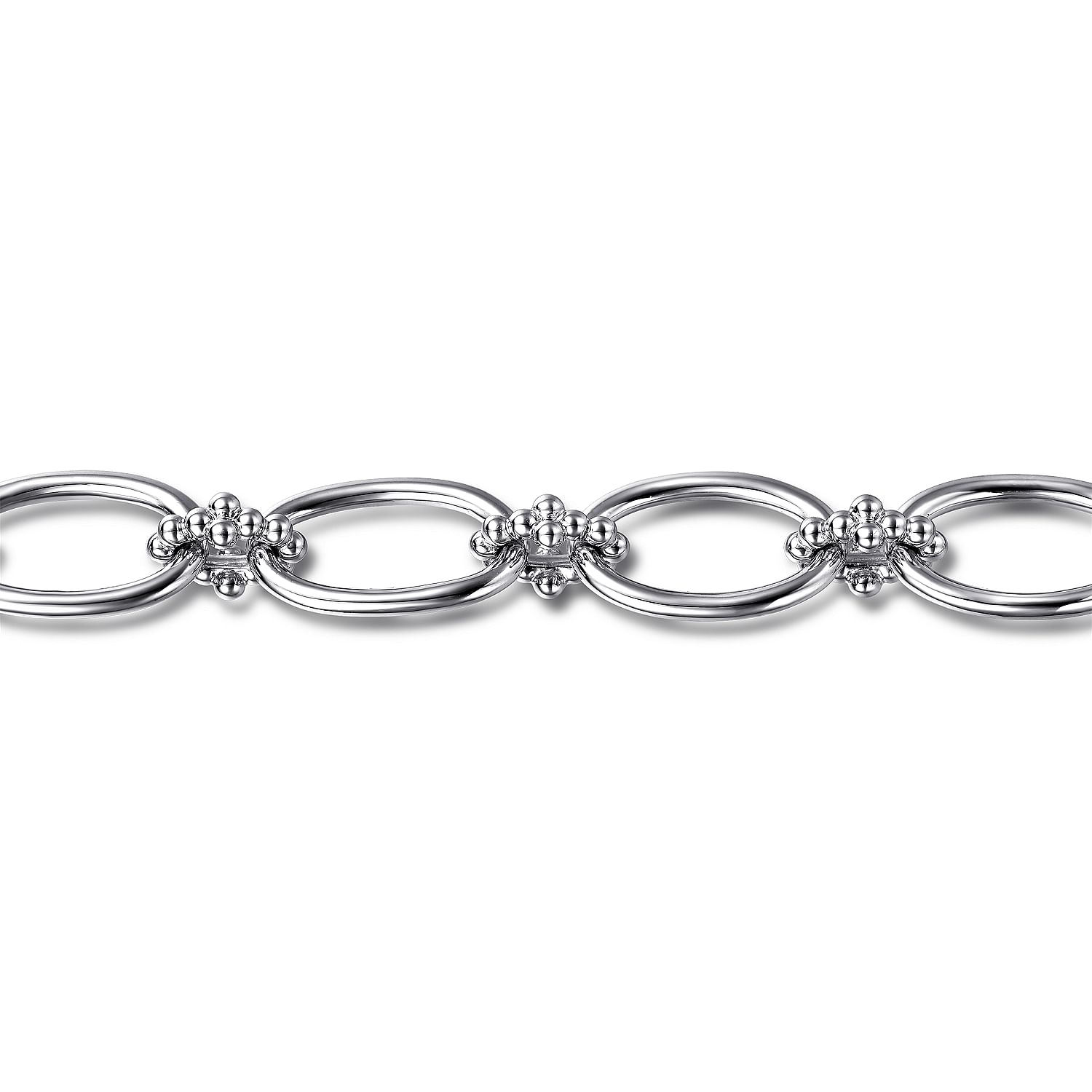Gabriel & Co. Sterling Silver Bujukan Link Bracelet (8931389833446)