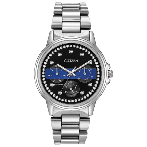 Lady's Thin Blue Line Box Set Citizen Watch (4781542113324)