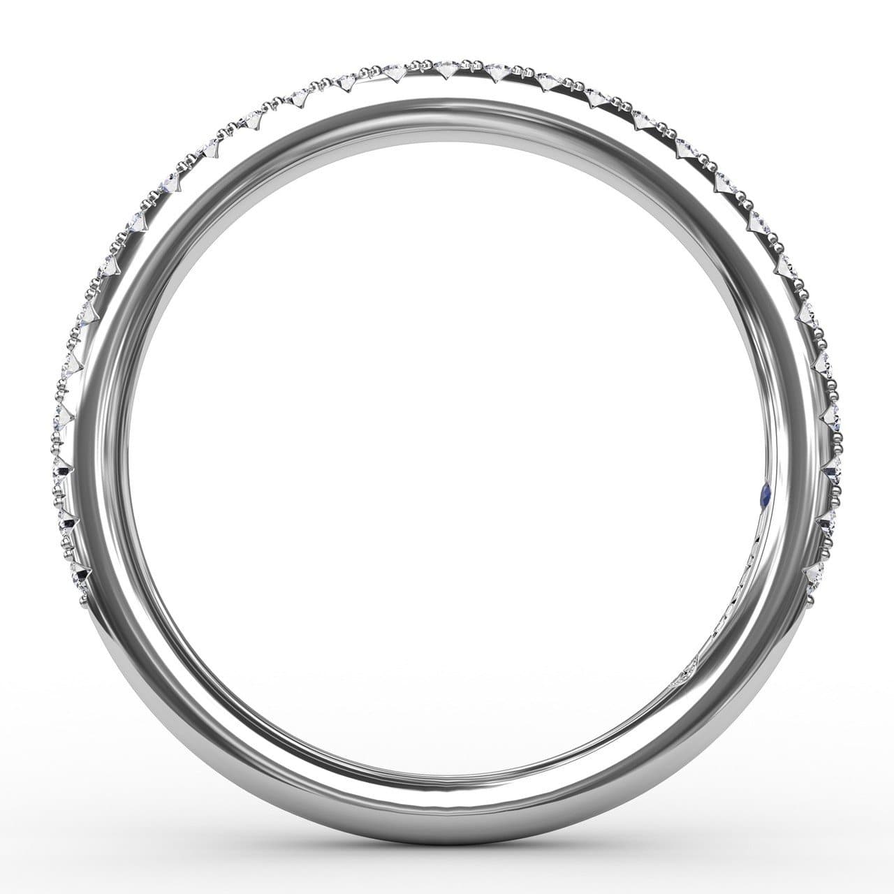 This beautiful diamond wedding band is designed to match engagement ring style S3307 (5552796434587)