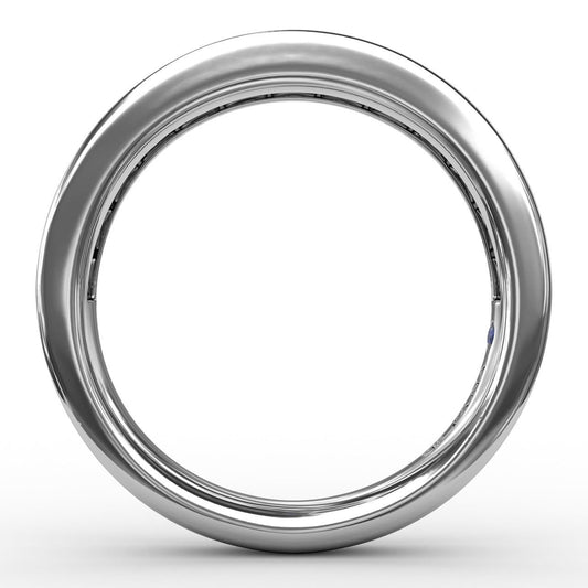 Channel Set Diamond and Sapphire Band (5552808788123)