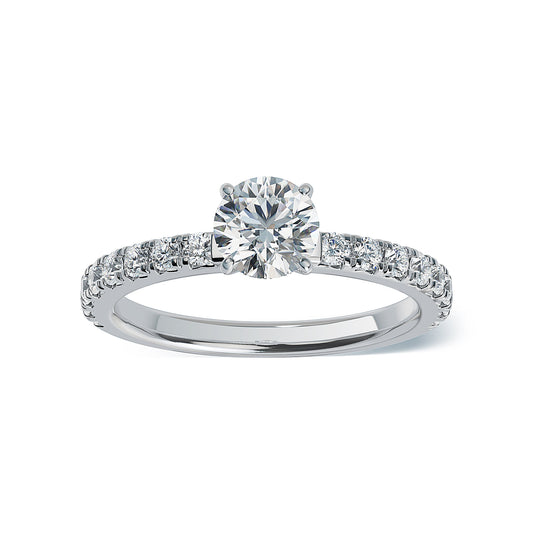 Lab Grown Diamond Engagamenet Ring (8055182754022)