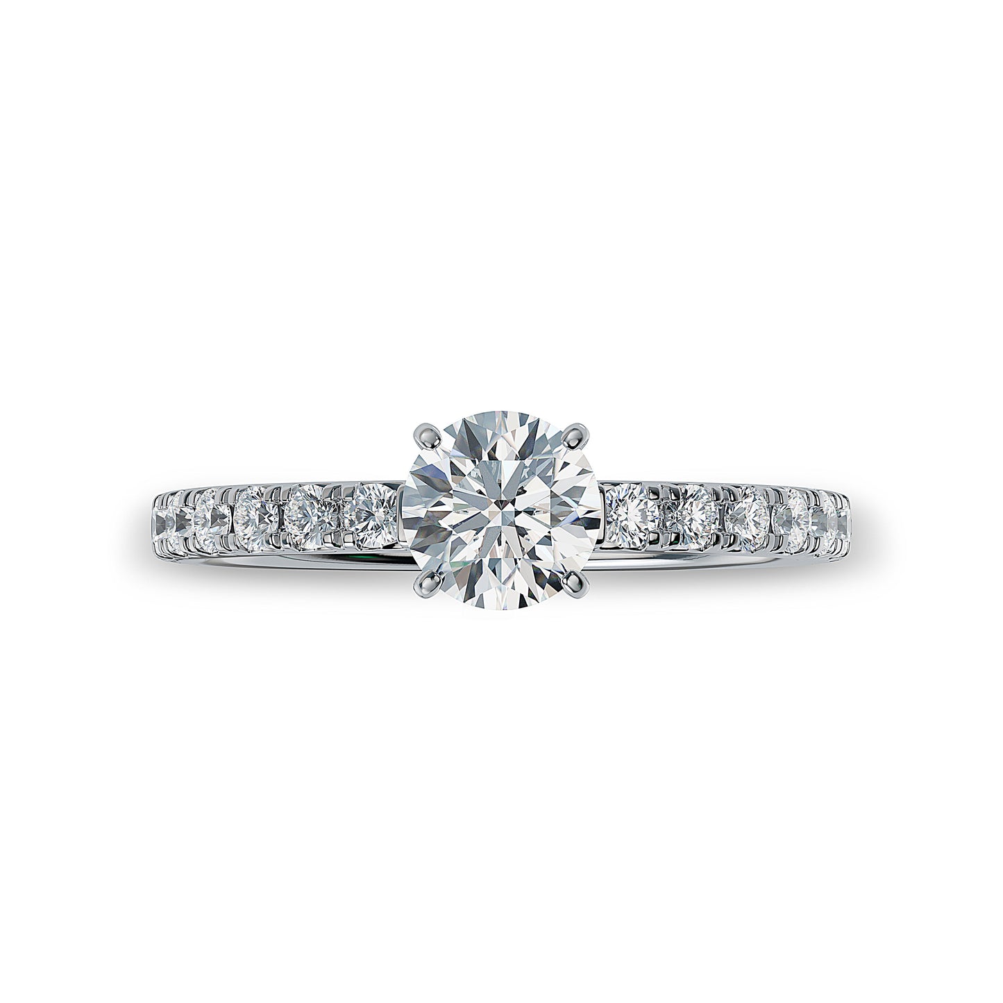 Lab Grown Diamond Engagamenet Ring (8055182754022)