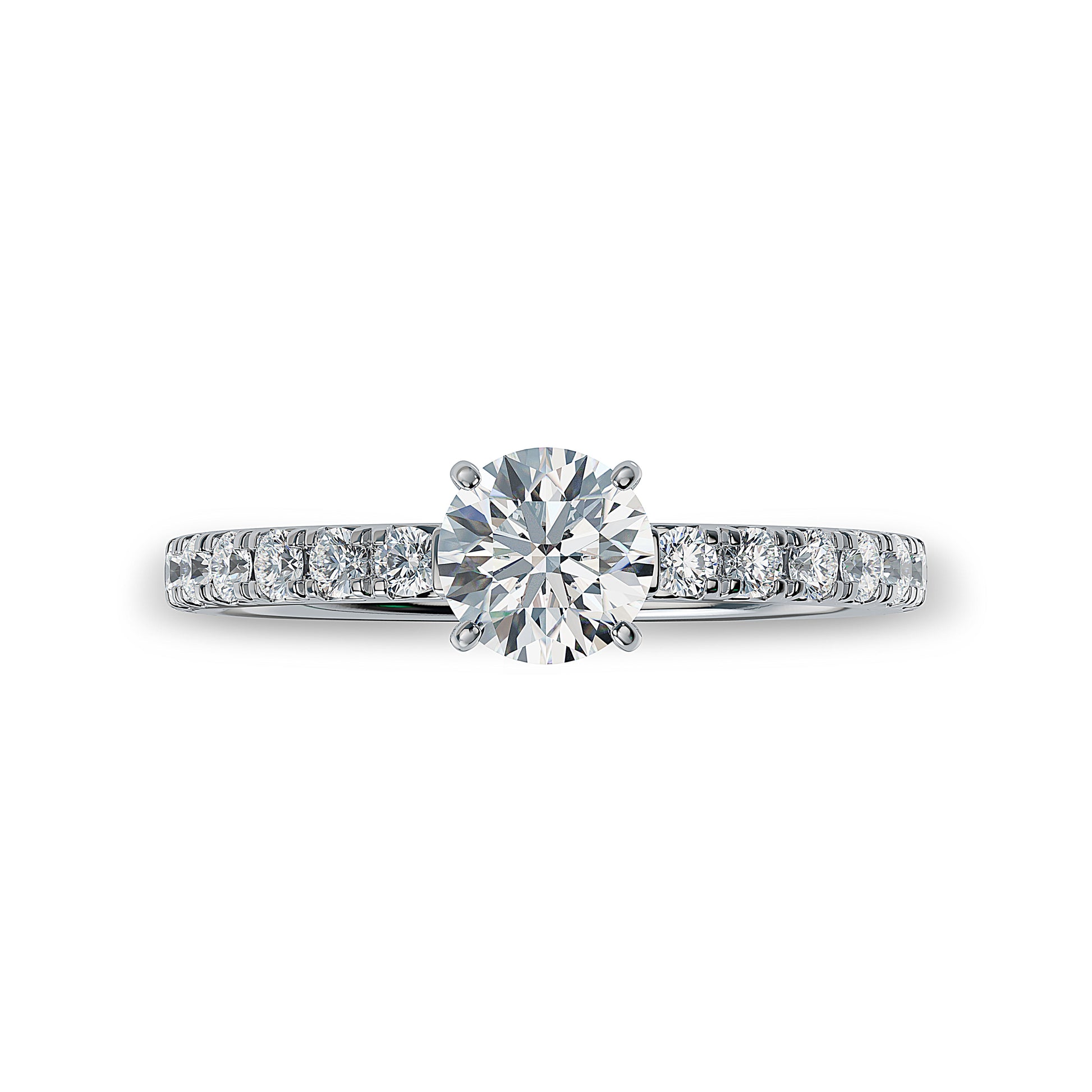 Lab Grown Diamond Engagamenet Ring (8055182754022)