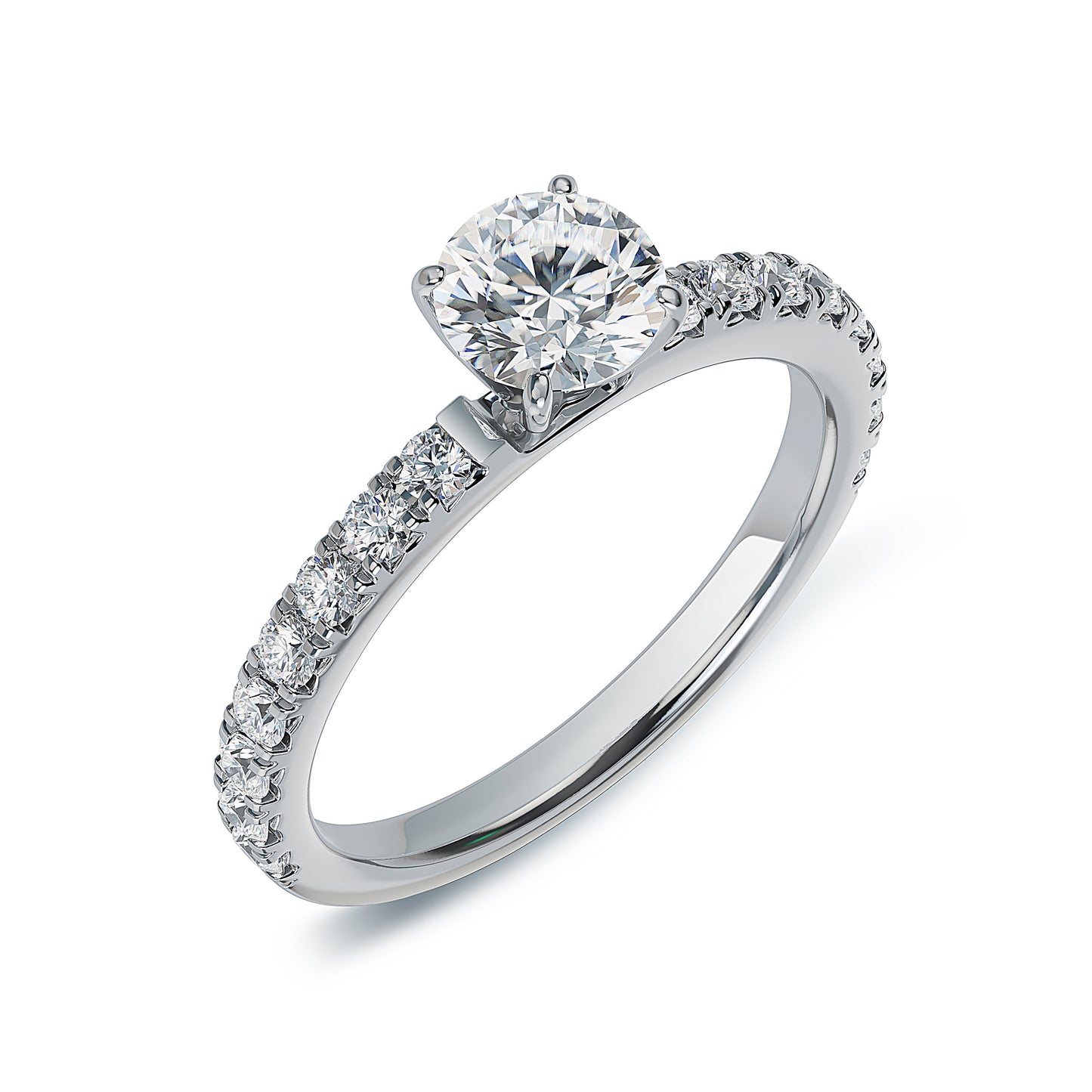Lab Grown Diamond Engagamenet Ring (8055182754022)