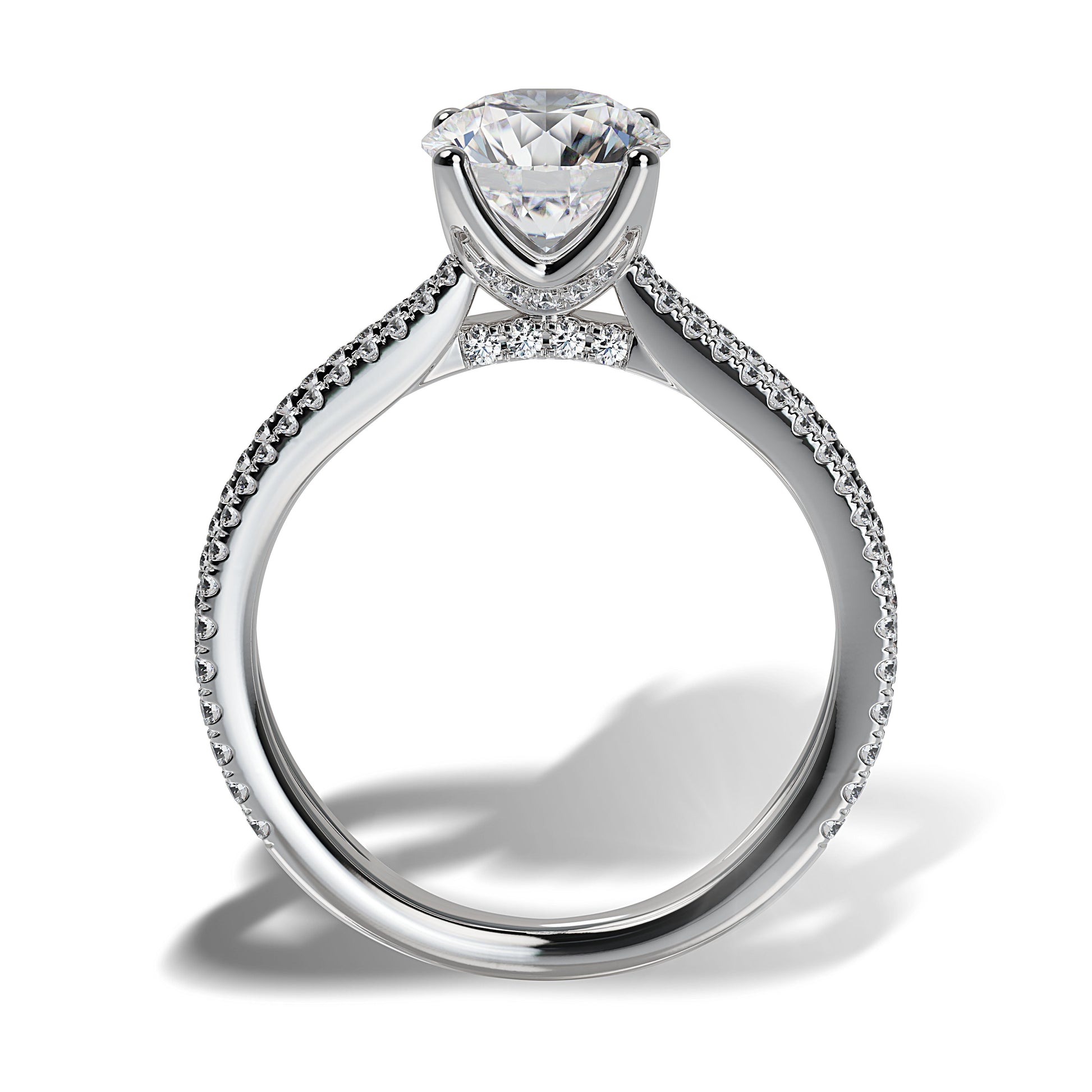 Lab Grown Diamond Engagamenet Ring (8055183343846)