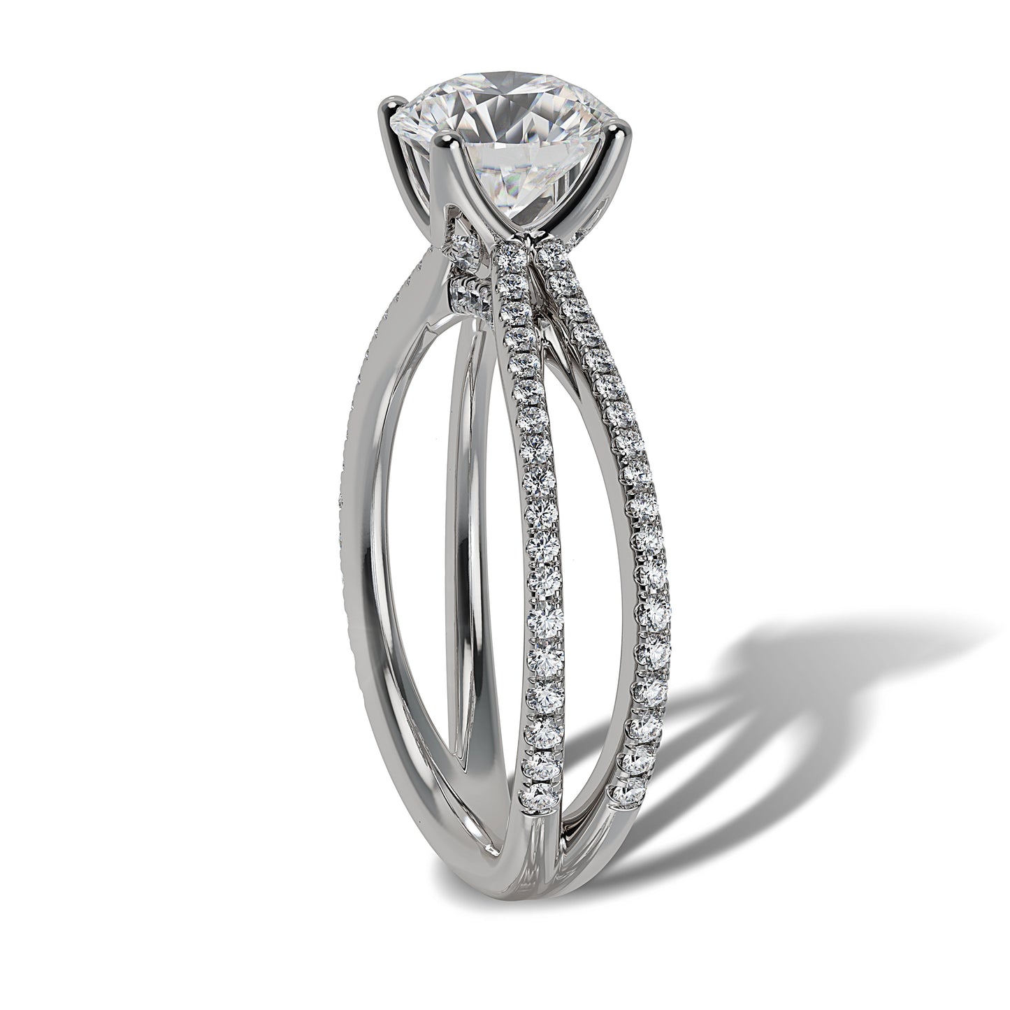 Lab Grown Diamond Engagamenet Ring (8055183343846)