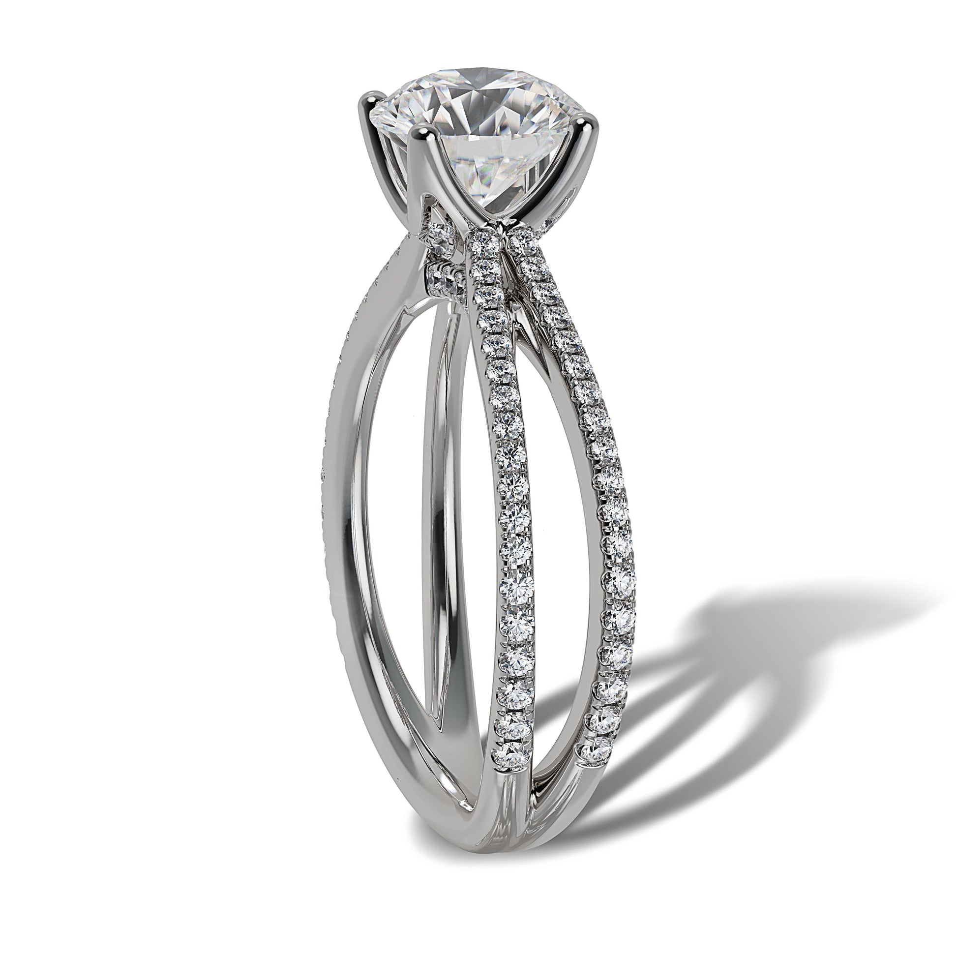 Lab Grown Diamond Engagamenet Ring (8055183343846)