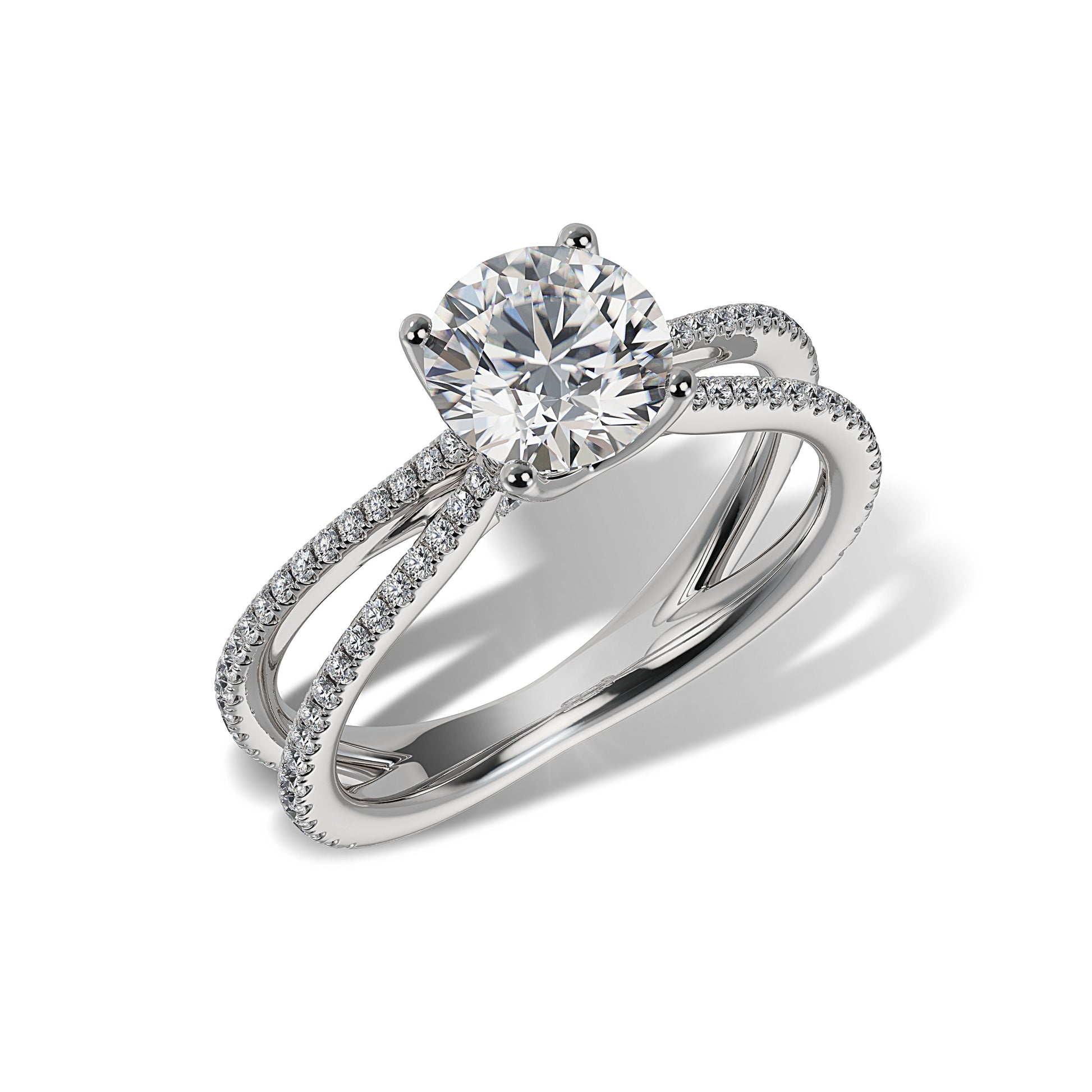 Lab Grown Diamond Engagamenet Ring (8055183343846)